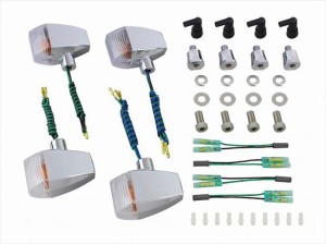 4945716804824 ZRウインカーキット メッキ／クリア GSX400インパルス 99- 080482 【POSH FAITH(ポッシュ フェイス)】 