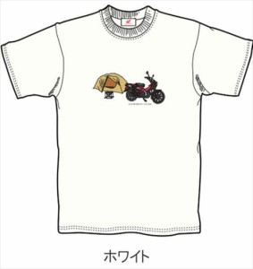 【フェイス】 【ポスト投函便発送】 ホンダ ハンターカブ ソロキャンププリントTEE　2色　M-XL