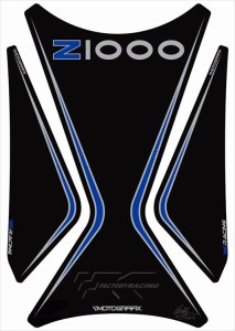 【定形外郵便】【モトグラフィックス】 【4580041217132】 MT-TK022KB タンクパッド BLK／BLU Z1000 03-09