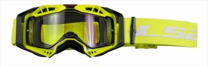 【LS2(エルエスツー)】 【4562343603264】 7201001054 LS2 AURA GOGGLE BLACK YELLOW / CLEAR LENS -