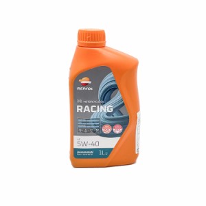  【REPSOL(レプソル)】 007426 2輪車用オイル RACING 4T 5W-40 1Lボトル 全合成油 JASO:MA2 API:SN