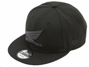 【送料無料】【Honda(ホンダ)】 9FIFTY NEWERA×ホンダ コラボ　ブラックメタルキャップ　Black Metal Cap 0SYEH-28R-KF【帽子後ろにもホ