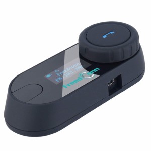 【送料無料】【FreedConn】 インカム T-COM-SC　新型ソフトハード共用microUSBタイプ　ブルートゥースヘッドセット Bluetooth　FMラジオ 