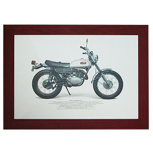 【送料無料】【ヤマハ(YAMAHA)】 1968 YAMAHA (DT-1) A3額装　ポスター　ピンナップ QQ1SBT50521P【】