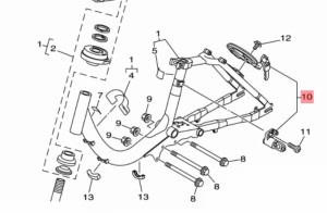 【ヤマハ(YAMAHA)】 X0U-HA8J0-10 キーアセンブリ  電動自転車　（代替:X0U-HA8J0-11) 補修部品　 鍵　カギ　キー