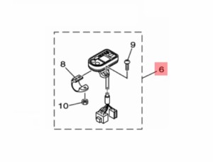 【ヤマハ(YAMAHA)】 X35-82510-02 メインスイツチアセンブリ  電動自転車 代替品番:X35-82510-03 補修部品 