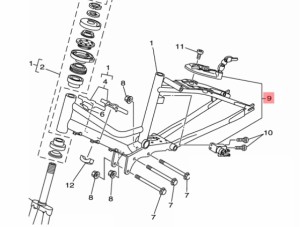 【ヤマハ(YAMAHA)】 X54-8A8J0-00 キーアセンブリ  電動自転車 代替品番:X54-8A8J0-01 補修部品　鍵　カギ　キー