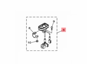 【ヤマハ(YAMAHA)】 X62-82510-00 メインスイツチアセンブリ  電動自転車 代替品番:X62-82510-01 補修部品 