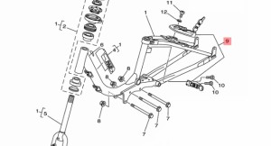 【ヤマハ(YAMAHA)】 X82-8A8J0-00 キーアセンブリ  電動自転車 代替品番:X92-8A8J0-30 補修部品　鍵　カギ　キー