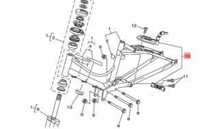 【ヤマハ(YAMAHA)】 X82-8A8J0-10 キーアセンブリ  電動自転車 代替品番:X90-8A8J0-10 補修部品　鍵　カギ　キー