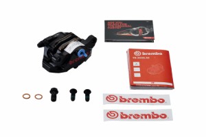 【brembo (ブレンボ)】 【4548664861712】 HP CNC リアキャリパー 2P φ34 ブラックアルマイト