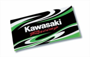 【KAWASAKI（カワサキ）】 J7005-0052 カワサキ レーシングバスタオル