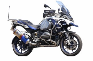 【アールズギア】 【4582329787436】 r's gear 水冷R1200GS('13〜'18)/GS-ADV('14〜'18) リアルスペック シングル チタンドラッグブルー 