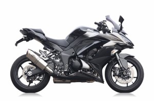 【アールズギア】 【4582329787801】 r's gear Ninja1000（'17〜'19） リアルスペック S/O ツイン チタンポリッシュ RK30-03ST