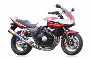 【アールズギア】 【4582329780727】 r's gear CB400SF/CB400SB SPEC3（'99〜'07） ワイバン シングル オーバルチタンポリッシュ WH11-01