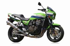 【アールズギア】 【4582329789157】 r's gear ZRX1200/R ワイバン シングル チタンポリッシュ WK05-11TI