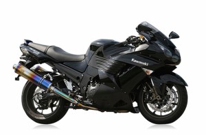 【アールズギア】 【4582329782462】 r's gear ZZR1400/ZX-14（'06〜'07） ワイバン S/O ツイン チタンドラッグブルー WK09-03DB