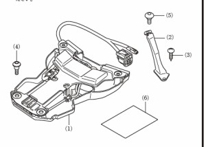 【Honda(ホンダ)】 21年モデル X-ADV（RH10）用　リッドオープナー 08L76-MKT-D00