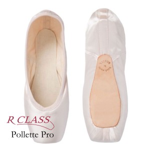 【R-Class】トウシューズ　ポレットプロ アールクラス Pollette Pro U-Cut 4分の3ソール　FMシャンク（フレキシブルミディアム）