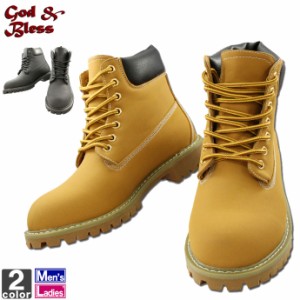 ブーツ ゴッドアンドブレス GOD&BLESS メンズ レディース GB-3126N ワークブーツ 2001 ショートブーツ ショート丈