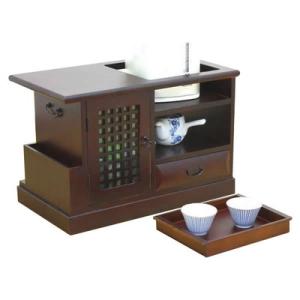 食器棚 和風 和室 座敷 茶箪笥 茶室 茶道具 茶器 ポット キャスター 収納 座敷 ポット台 ポット置き 茶道 サイドワゴン マルチワゴン の通販はau Pay マーケット アットカグ