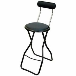 カウンターチェア 北欧 おしゃれ 安い バーチェア ハイチェア 椅子 アメリカン アンティーク デザイナーズ レトロ ハイ ブラック/ブラッ