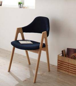 ダイニングチェア 2脚 椅子 おしゃれ 北欧 安い アンティーク 木製 シンプル ( 食卓椅子 2脚ハイタイプ ) 座面高44 無垢 ファブリック 完