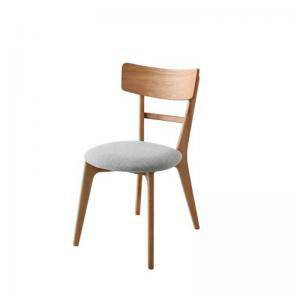 ダイニングチェア 2脚 椅子 おしゃれ 北欧 安い アンティーク 木製 シンプル ( 食卓椅子 ) 座面高42 座面低め ロータイプ 無垢 ファブリ