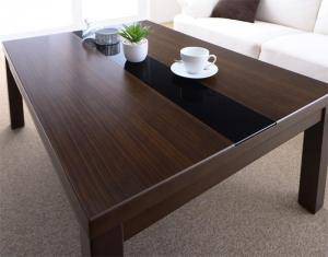 こたつテーブル コタツ ローテーブル センターテーブル 安い 木製 リビング ちゃぶ台 長方形 75×105 4人 大きい 約 高さ40 ガラス ウォ