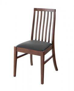 ダイニングチェア 2脚 椅子 おしゃれ 北欧 安い アンティーク 木製 シンプル ( チェア 2脚ブラウン ) 座面高47 座面 高め レザー 合皮 背