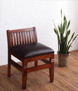 ダイニングチェア 椅子 おしゃれ 北欧 安い アンティーク 木製 シンプル レザー 革 合皮 アジアン ( 食卓椅子 1脚 ) 座面高44 無垢 完成