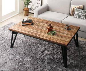 こたつテーブル コタツ センターテーブル ローテーブル 安い 北欧 木製 4尺 長方形 75×120 本体 天然木 突板 ブラウン ブラック ナチュ
