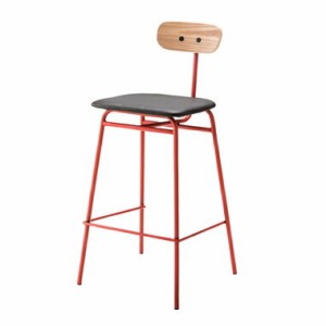 カウンターチェア 北欧 おしゃれ 安い バーチェア ハイチェア 高い 椅子 アメリカン アンティーク デザイナーズ レトロ レッド 赤 約 幅4