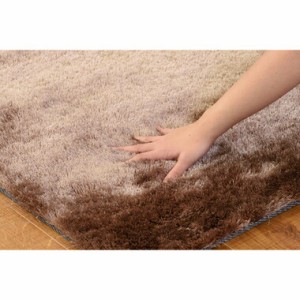 ラグ カーペット おしゃれ ラグマット 絨毯 北欧 安い じゅうたん 厚手 マット リビング 部屋 床 ブラウン 約 幅90 高さ130
