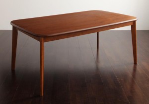 ダイニングテーブル 食卓 センターテーブル リビングテーブル テーブル (幅160cm) 【 ウォールナット 茶色 木目 】 【 送料無料 】
