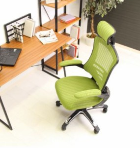 オフィスチェア 事務椅子 キャスター付き椅子 キャスター 椅子 チェア ハイバック グリーン 緑 デスクチェア 肘付き椅子 肘掛け椅子 肘置