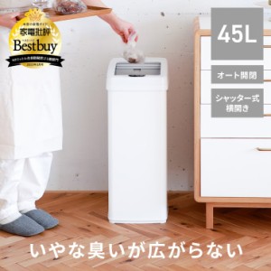  ゴミ箱 自動開閉 45リットル おしゃれ キッチン ごみ箱 45l キッチン用ゴミ箱 自動開閉 スリム フタつき 自動 開閉 オート開閉 シャッタ