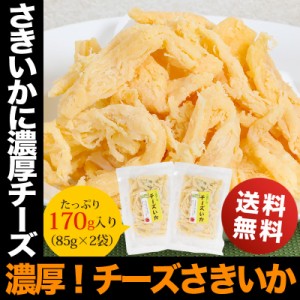 おつまみ チーズさきいか 2袋入り 送料無 増量 ポイント消化 食品 わけあり 詰め合わせ おつまみ 訳あり ギフト セット イカ