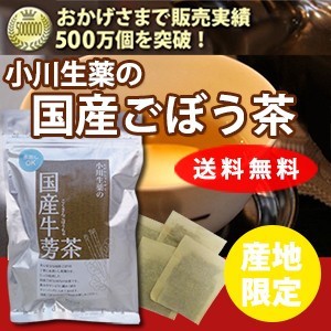【ポスト投函便送料無料】小川生薬 国産ごぼう茶 1.5g×30袋