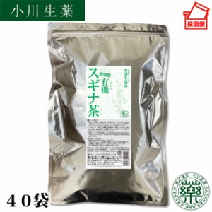 小川生薬 徳島産有機スギナ茶80g（2g×40袋）【ポスト投函便送料無料】