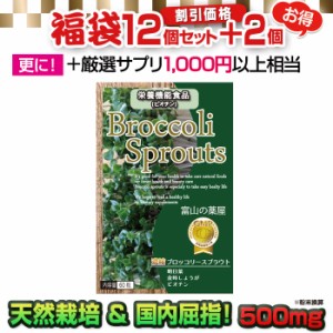 ブロッコリースプラウト スルフォラファン サプリ 『福袋12袋＋2袋＋厳選サプリ1000円分以上！』 ユーグレナ モリンガ ビオチン 超硫黄分