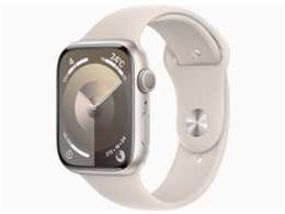★アップル / APPLE Apple Watch Series 9 GPSモデル 45mm MR963J/A [スターライトスポーツバンド S/M]