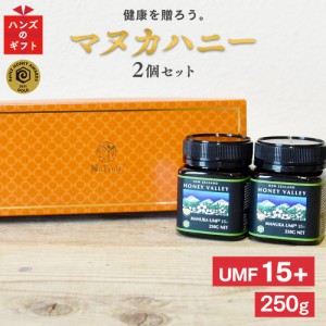 ギフト マヌカハニー UMF15+ 250g 2個セット  [ギフトボックス付き]  マヌカハニー ニュージーランド産 MGO514〜828相当 はちみつ 蜂蜜 