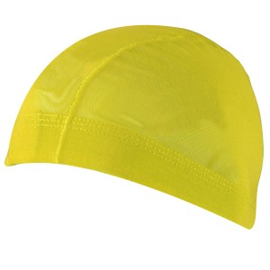 男女兼用メッシュ水泳帽（スイムキャップ） イエロー-(黄) Lサイズ/LLサイズ/Mサイズ/Sサイズ