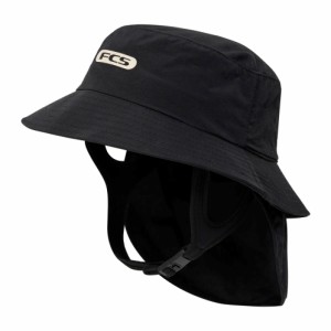 FCS ESSENTIAL SURF BUCKET HAT BLACK SURF HAT エフシーエス サーフハット サーフィン ハット