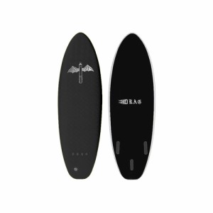 DRAG SOFTBOARD DG DART 6'6 スラスタ BLACK/BLACK ドラッグソフトボード サーフィン サーフボード