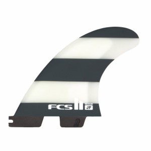 【FCS2 フィン】FCS2 JF PC TRI FIN L BLK WHITE FCS II エフシーエス サーフィン フィン