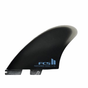 FCS2 PERFORMER PG SPLIT KEEL QUAD FIN BLACK FCS II PERFORMER SPLIT KEEL PG QUAD FINS クアッド・キール フィン 送料無料