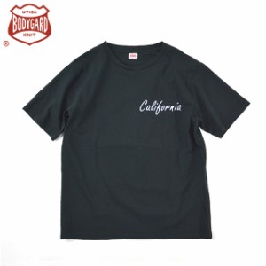 ボディーガード Body gards Tシャツ メンズ おしゃれ ブラック 半袖 ロゴ 西海岸 カットソー クルーネック パックT 