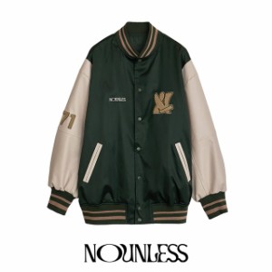 ナウンレス NOUNLESS  ナイロン スタジアム ジャンパー NYLON STADIUM JUMPER 【2024 新作】